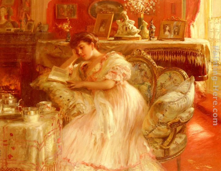 Quiet Afternoon painting - Fernand Toussaint Quiet Afternoon art painting